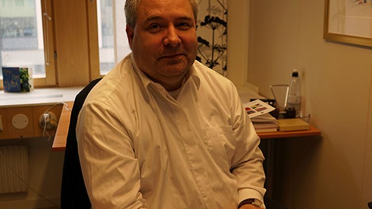 Bild på Magnus Leoson, ansvarig ombudsman för Tidningsavtalet på GS