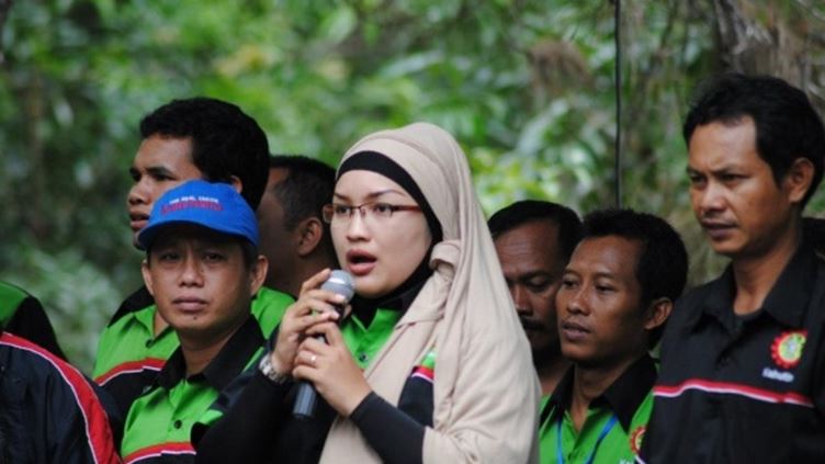 Rulita Wijayaningdyah, nyvald generalsekreterare för indonesiska skogsfacket Kahutindo och styrelseledamot i FSC.