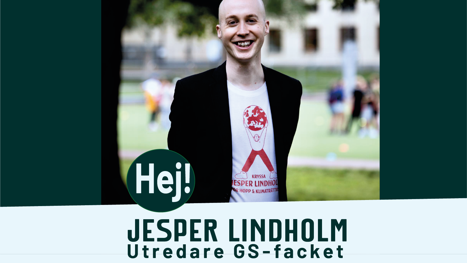 Jesper Lindholm, utredare på GS-facket - GS-facket